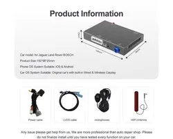 Carplay Android Auto Decoderbox - Bosch Compatibel - 2.5 Inch Display - Draadloos - Voor Land Rover Jaguar - Navigatiesysteem
