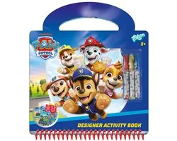 PAW Patrol Doeboek - Tekenen - Schrijven - Stickers - 20 pagina's - Met sjablonen en 3 gelpennen - Speelgoed Kinderen - Knutselen - Voor meisjes en jongens - Vanaf 4 jaar - Totum