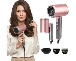 Livaliora® Powerful Föhn - Ultra Stil - Superkrachtig - Airstyler - Extra Grote Diffuser - Snel Drogen - Haardroger Krullen - Föhn met Diffuser - Ionische Haardroger - Föhnborstel - Multistyler