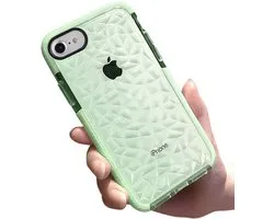 ShieldCase You're A Diamond - hoesje geschikt voor Apple iPhone 8 Plus / 7 Plus hoesje - 3D print - verstevigde bumpers - groen