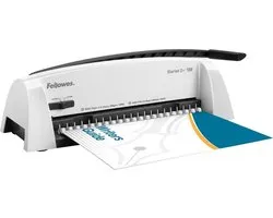 Machine à relier Fellowes Starlet 2 plus, peigne en plastique, 120 feuilles