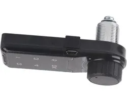 Elektronisch Touch Toetsenbord Keyless Wachtwoordkabinet Locker, Digitale Code Combinatie Smart Security voor Lade Gym Spaikes Safe Box Schuiflade - Zwart
