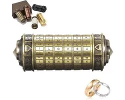 Mini Cryptex Slot voor Verjaardag, Kerst en Valentijn - Romantisch Geschenk voor Mannen en Vrouwen