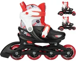 Patins à roues alignées Nijdam 3-en-1 réglables - Street Shift - 25-28