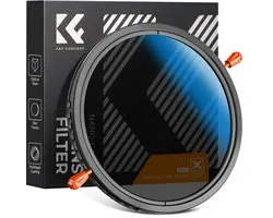 K&F Concept 77mm circulair polarisatiefilter & ND2-32 variabel grijsfilter Nano-C 2-in-1 filter CPL ND