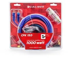 Caliber Kabelset Auto Versterker - Subwoofer Kabelset Auto - Autoversterker bedradingsset - 15 mm2 Kabels voor 1000 Watt versterkers