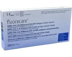 Fluorecare COMBO TEST - SARS Cov-2 - Influenza A/B - RSV Antigen Test Kit - 1 set