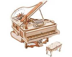Robotime ROKR Magic Piano - AMK81 - DIY miniatuur - Bouwpakket - Knutselen