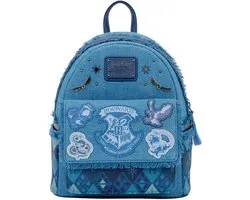 Mini sac à dos Harry Potter Loungefly Denim Poudlard