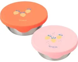 Fresk boîtes à goûter inox lot de 2