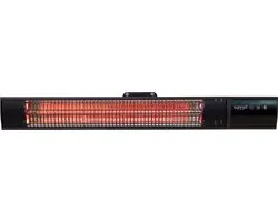 Sunred - Terrasverwarmer - Dark lijn - Zwart - Wand model - Carbon rosé goud technologie - 2500 W - ECO - 3 standen - Afstand bestuurbaar - Elektrische heater