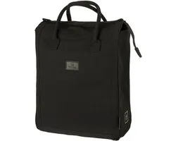 Fastrider Classic - Enkele Fietstas - Boodschappentas - 20L - Waterafstotend Waxed Canvas - Click en Go Systeem - Reflecterend - Zwart