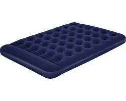 Bestway Dubbel Matras met Voetpomp 203x152x28 cm Opblaasbaar en Camping 67226