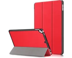 Arara Hoes Geschikt voor iPad Air/Air 2 (2014/2013) - Tri-Fold bookcase - Rood