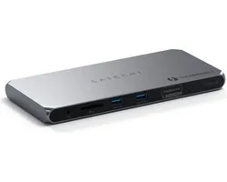 Satechi Thunderbolt 4 docking station met DisplayLink - Grijs