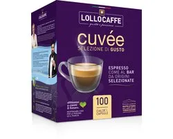 Lollo Caffè GRAN CUVEE Nespresso capsules - Box met 100 koffiecups - Espresso cups - Italiaanse koffie - Geschikt voor nespresso