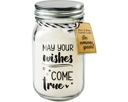 Black & White geurkaars - May your wishes