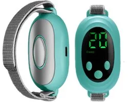 Slaaphulp apparaat / slaap hulpmiddel / slaap apparaat - sleep aid - ontspanning apparaat - anti stress - rust - inslapen - handheld - 20 standen - USB-voeding - smaragdgroen - 8x4x2 cm