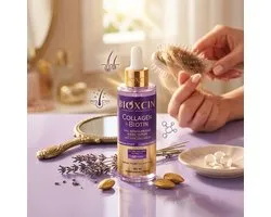 Bioxcin Collagen & Biotin Haarserum - 100 ml - Voor Haardichtheid & Volume - Alle Haarsoorten - Haarverzorging