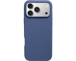 BMAX Siliconen hard case hoesje voor iPhone 17 Pro Max - Hardcover - Apple - Back cover - Backcover - Beschermhoesje - Telefoonhoesje - Hard case - Telefoonbescherming - Donkerblauw