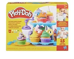 Play-Doh Cupcake Tower, coffret pâte à modeler, 24 pièces