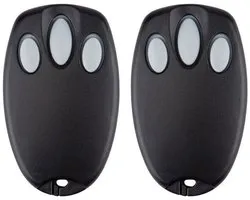 Lot de 2 télécommandes de porte de garage portables de rechange compatibles avec Chamberlain Liftmaster Motorlift 94335E 84335E ML700 ML500 ML850 Merlin+ C945 C840 Security+ 433,92 MHz