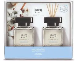 Ipuro Cotton Fields Giftset 2x50ml - Geurstokjes