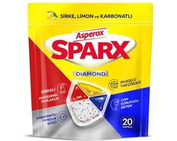 Voordeel Asperox Sparx Vaatwastabletten Capsule 20 Stuks * 270 Gr
