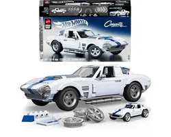 Mattel Brick Shop Hot Wheels Elite Serie - Corvette Grand Sport - Bouwspeelgoed - 918 Onderdelen