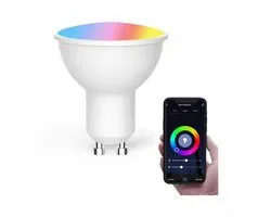 Slimme GU10 lamp | Wifi RGB dimbaar | Wit | 2-pack | Tuya Smart Life app