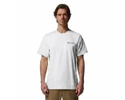 Columbia CSC™ Outdoor Back Graphic Tee Heren Outdoorshirt - White, Scoped View
