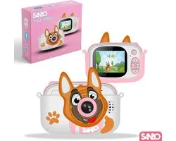 Sanbo Kindercamera - Nederlandstalig - Selfiecamera - Incl. 32Gb Sd-Kaart en Reader – Fototoestel Kinderen – Vloggen - Speelcamera - Digitaal