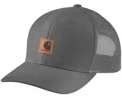 Carhartt Oakland Leatherette Cap - Grijs