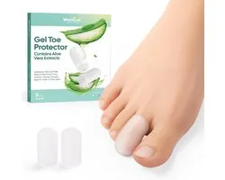 Welnove Gel Toe Cap and Protector - Infused Silicone Toe Covers - ShopVlot
