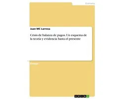 Crisis de balanza de pagos. Un esquema de la teoría y evidencia hasta el presente