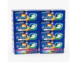 Dash - Stralende Kleuren - Wasmiddel Capsules - All-in-1 Pods - Gekleurde Was – 8x20 Wasbeurten (160 wasbeurten) - Voordeelverpakking