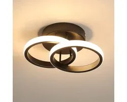 Plafonnier - "Plafonnier LED rond moderne avec lumière Warmwit - Perfect pour le salon, la chambre et la Cuisine!"