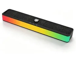 Dpofirs RGB-desktop-soundbar, Computerluidspreker, Bluetooth USB-aangedreven Pc-desktopluidspreker voor Laptops, Smartphones, Tv's