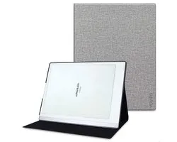 Dunne hoes geschikt voor Remarkable 2 - Folio - Cover - Grijs PU leer