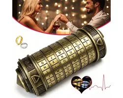 Da Vinci Mini Cryptex: Romantisch Cadeau met Wachtwoord