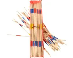 Planet Happy XL jeu de mikado en bois 38 cm - jeu d'adresse classique.