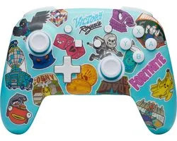 PowerA Draadloze Controller - Nintendo Switch - Fortnite Sticker Mania