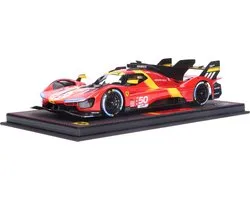 Ferrari 499P Hypercar BBR Models Modèle de voiture 1:18 2023 Antonio Fuoco / Miguel Molina / Nicklas