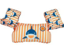 Swim Essentials - Jumper haai - Zwemvest - Drijfvest kind - Reddingsvest - 2-6 jaar - Foam - blauw - oranje