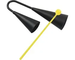Koebel Muziekinstrument - Percussie Instrument - Muziek Maken - Dynamisch Percussie Geluid - 18x10cm - Metaal