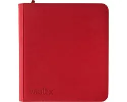 Vault X 12-Pocket Exo-Tec® Zip Binder XL - Verzamelmap - 624 Kaarten/Rood