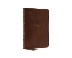 NRSV, Catholic Bible, Standard Personal Size, Leathersoft, Brown, Comfort Print