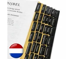 Bijbel Tabstickers Nederlands Zwart 66 Tabs