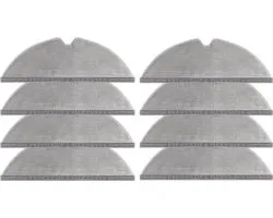 8 stuks Dweilpad vervanging voor Dreame D20 / D20 Pro Plus robotstofzuiger, accessoires, wisserdoek, pads, robotstofzuiger, reserveonderdelen, langdurig gebruik, wasbaar, reserveonderdelen