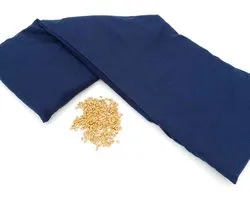 Coldpack/Heatpack XL Met Pit! – Wasbare hoes – Pittenkussen met tarwe – Magnetron / vriezer – Made in NL – Donker Blauw